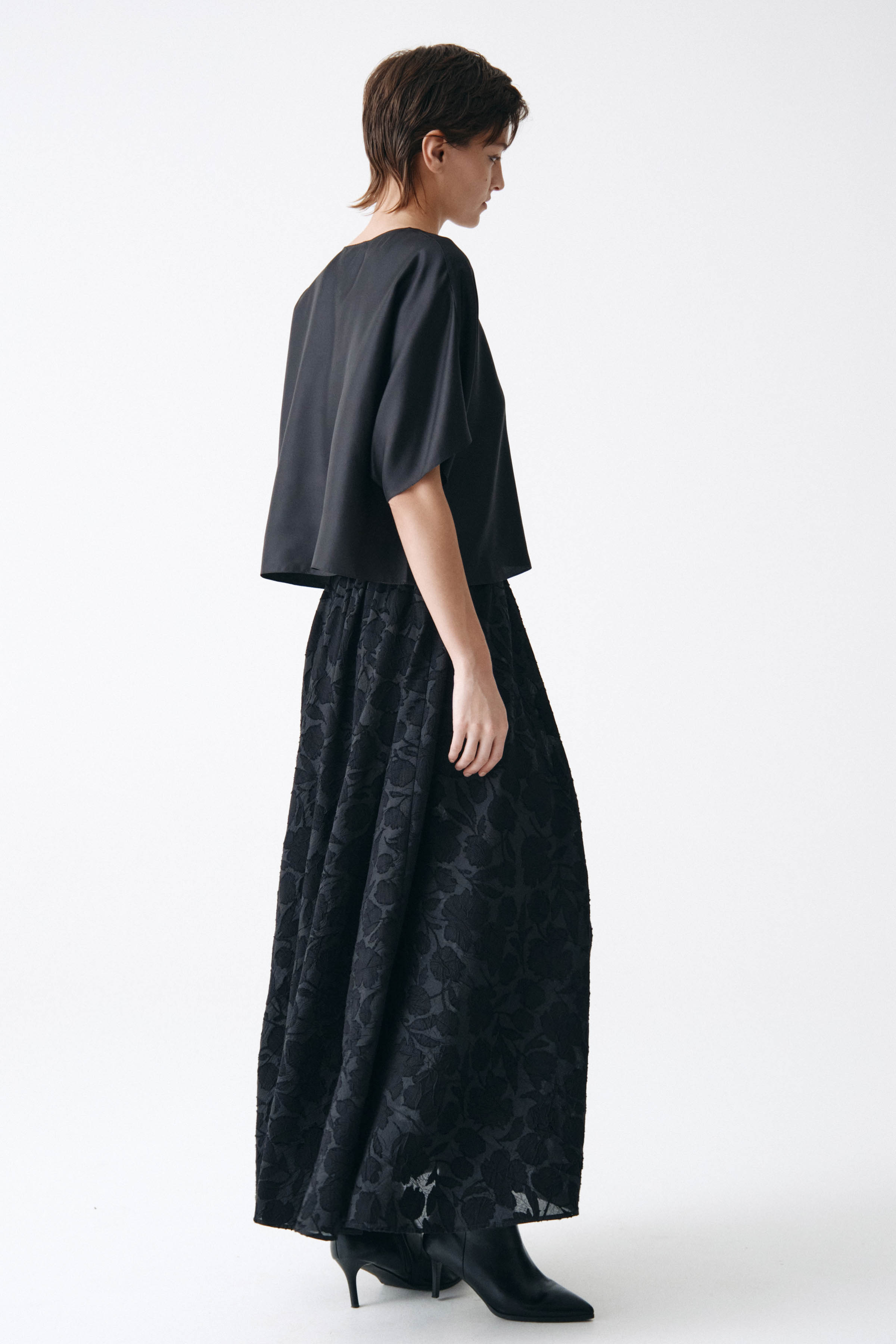 Блуза топ база шелковый