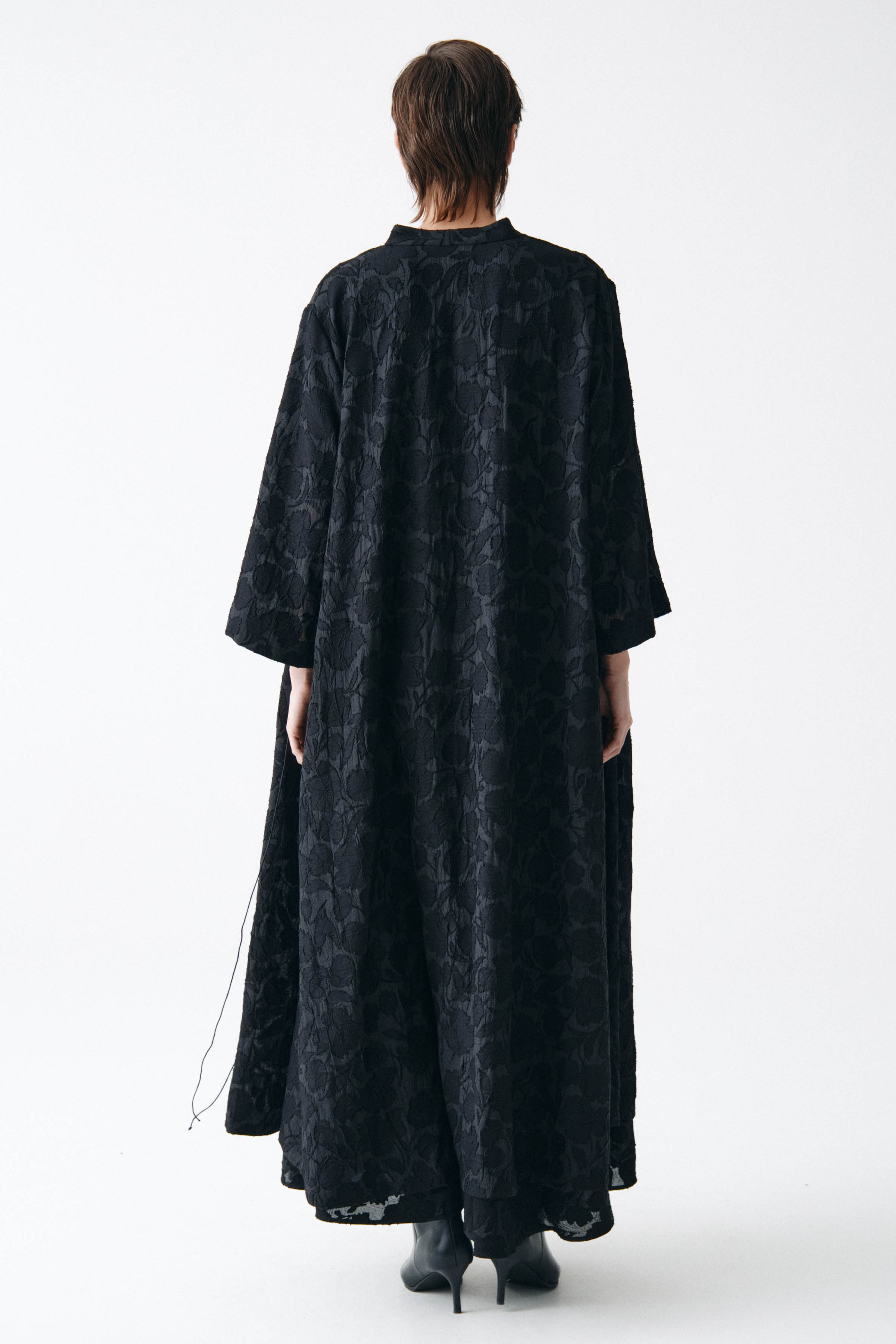 Жакет накидка кимоно, Прозрачные цветы