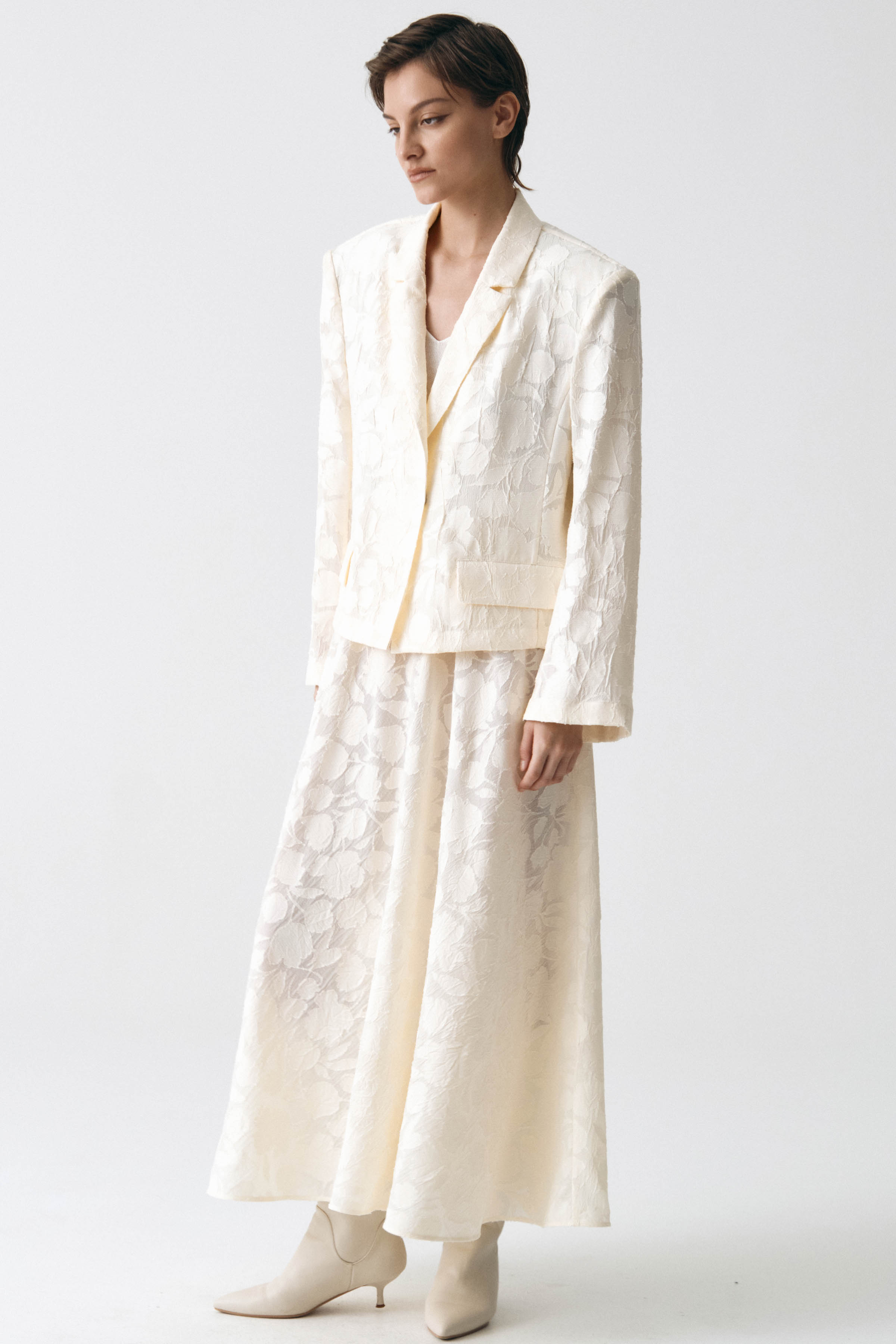 Жакет Прозрачные цветы