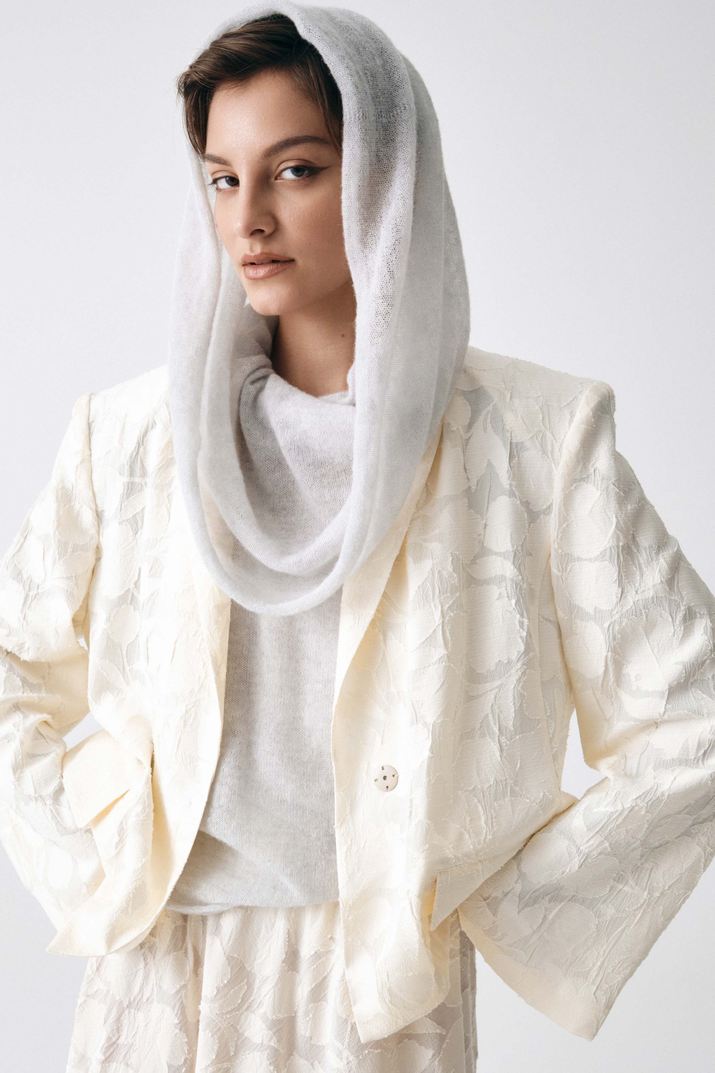 Жакет Прозрачные цветы