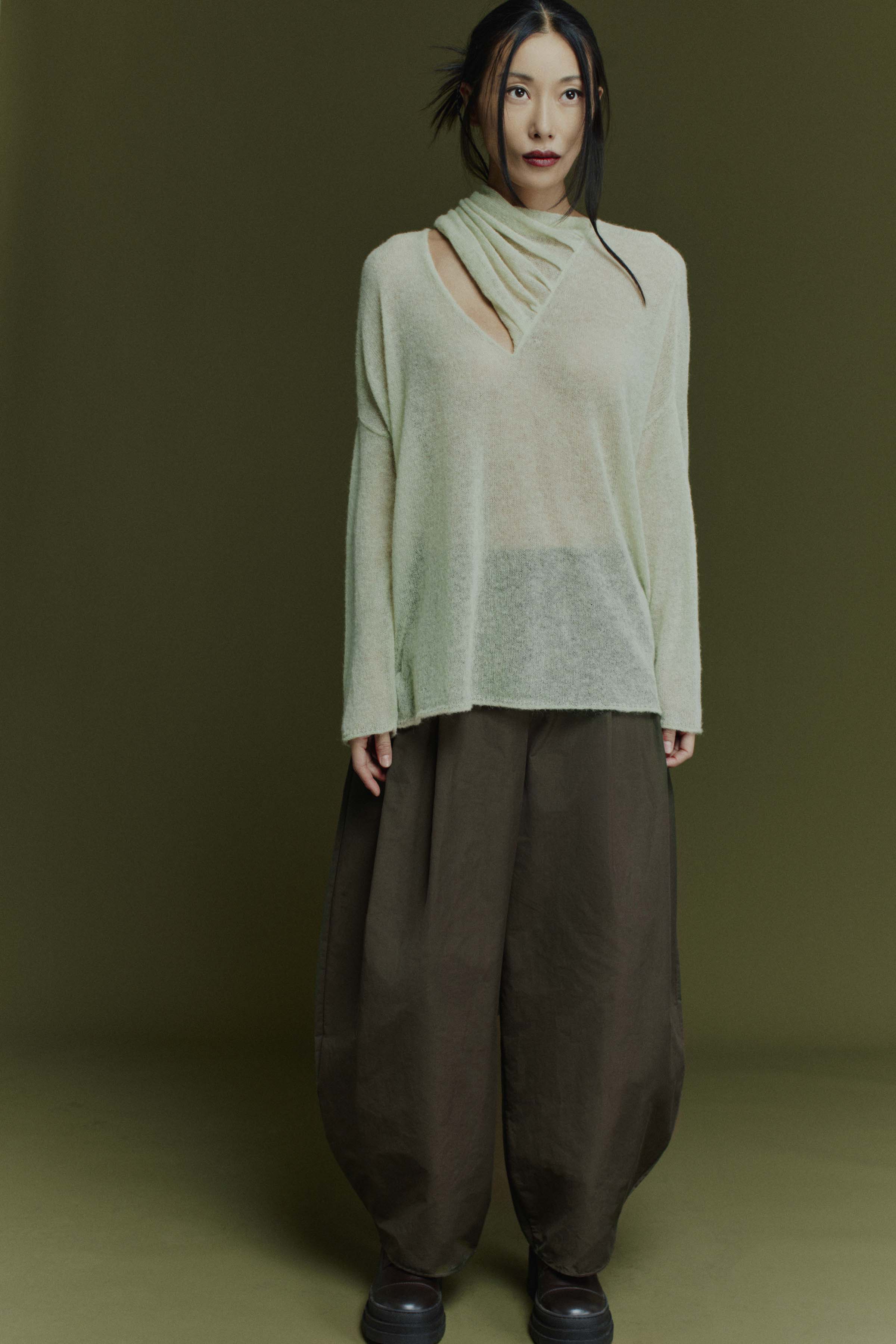 Джемпер Шарф