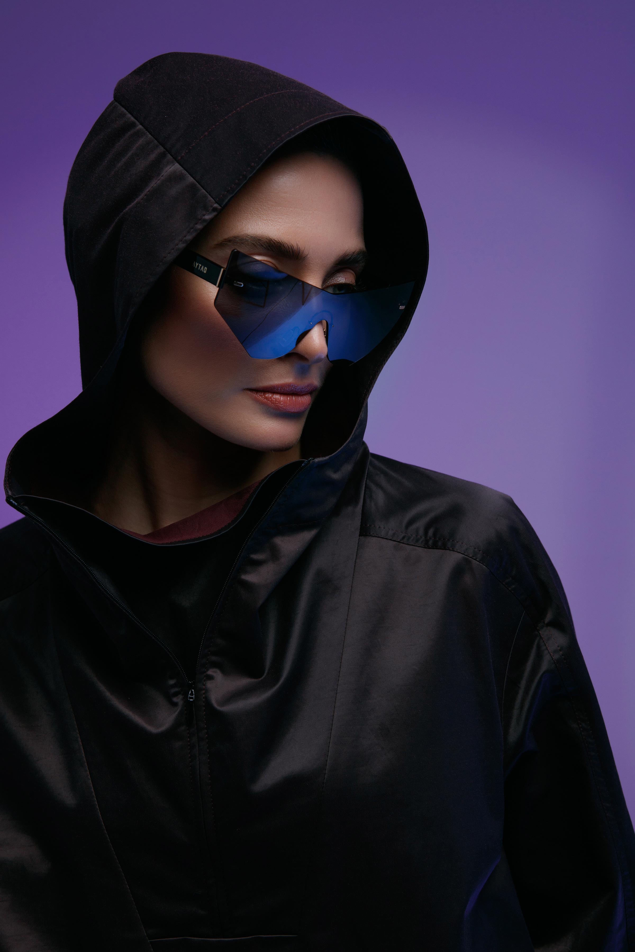 Жакет с капюшоном атлас Аутдор