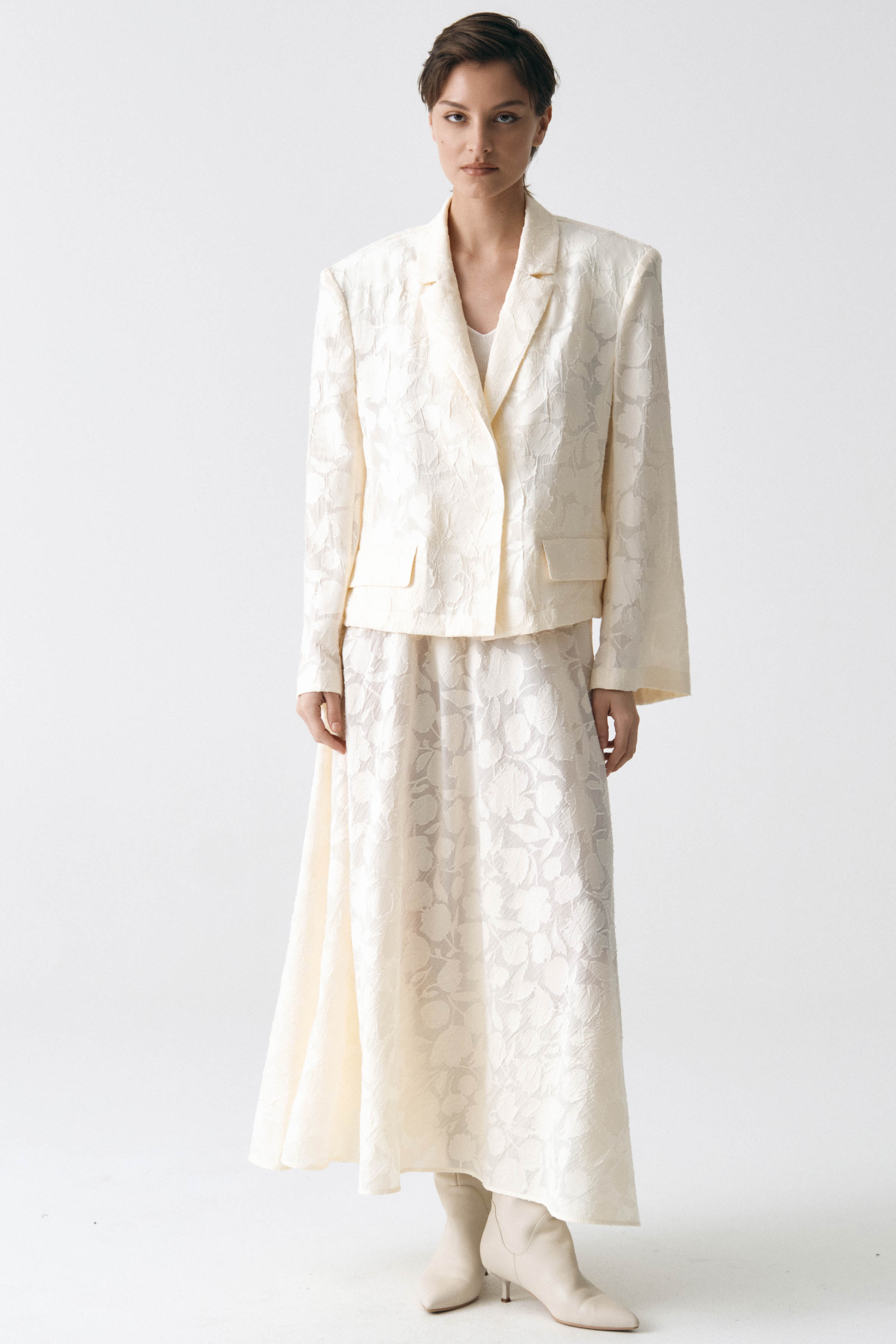 Жакет Прозрачные цветы